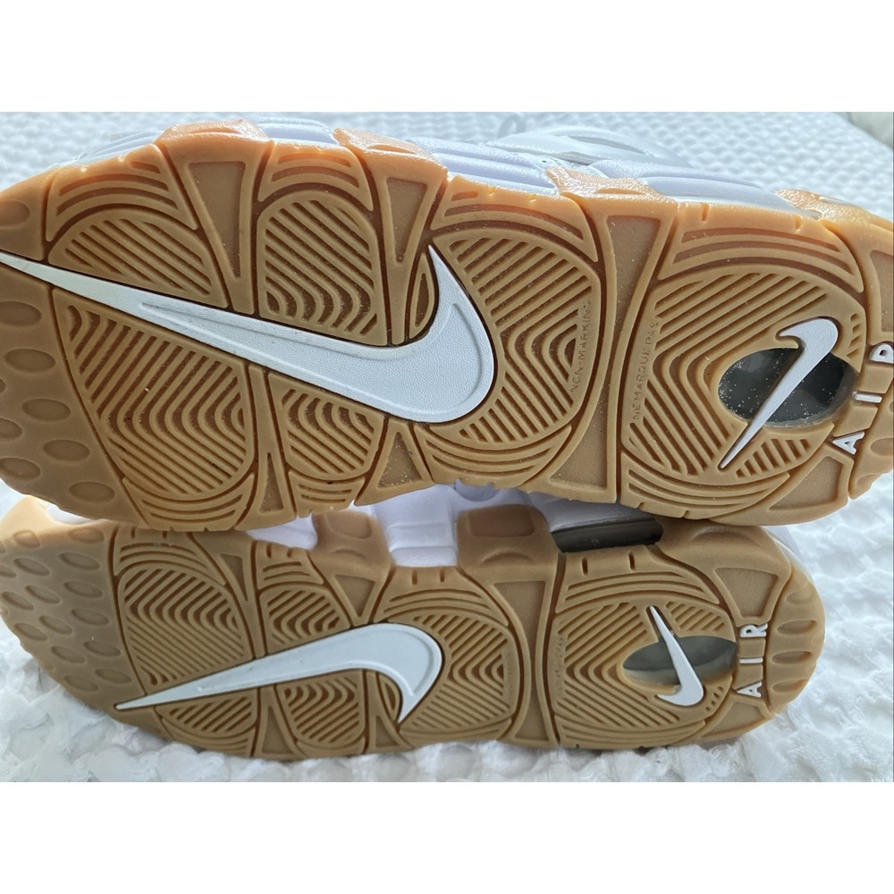 New Nike Air More Uptempo White Gum 2016 Size 7 Rare Retro Authentic Basketball - Picture 4 of 10